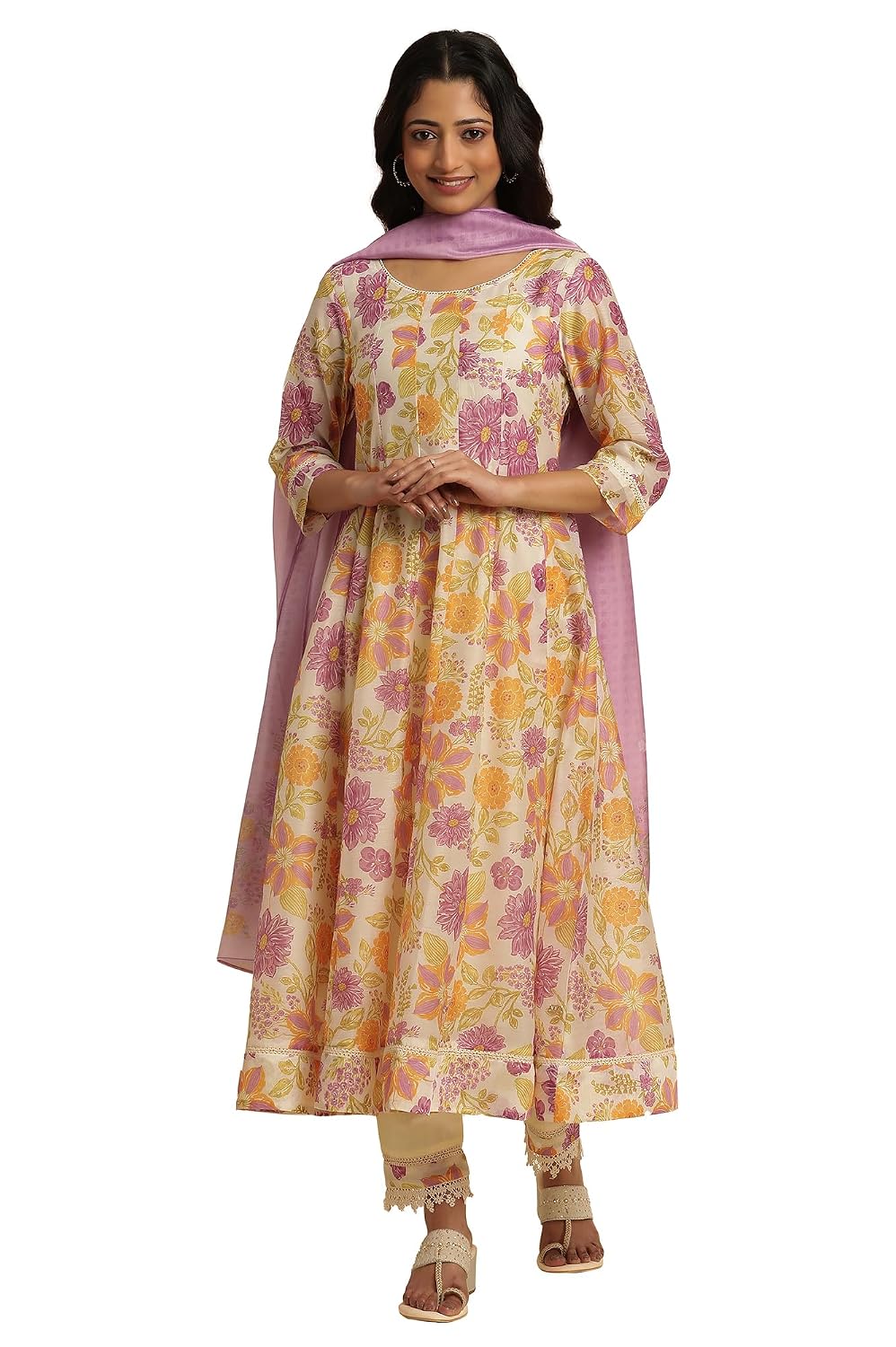 W for Woman Women's Chanderi Kurta and Pant with Dupatta Set - Review, Price and Buying Guide