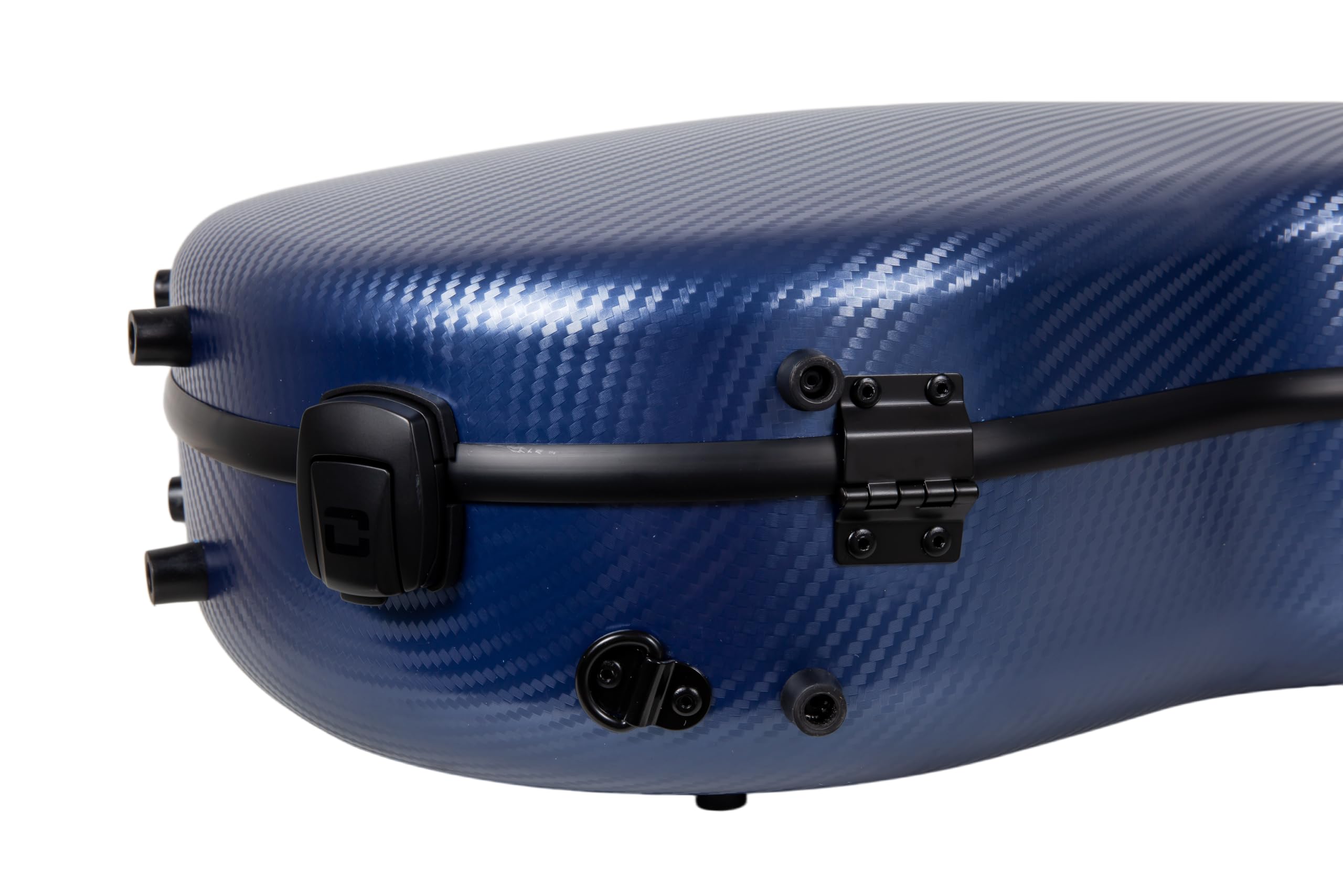 Crossrock Poly Carbon pasuje do gitar klasycznych 4/4, etui odporne na zarysowania w kolorze niebieskim (CRF4020CBL)
