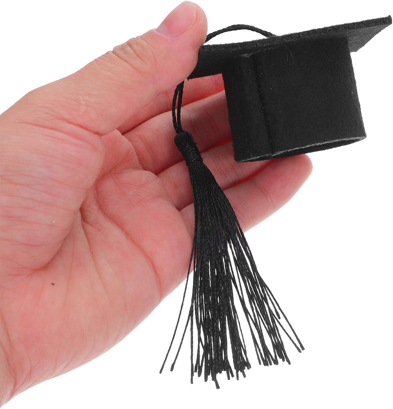 Mini Graduation Caps Tassel Wine Bottle Toppers Small Graduation Hats Cake Decoration