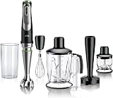 Braun MultiQuick 9 - Mixeur Plongeant 1200W avec Bol Mixeur 1250ml Noir - 1