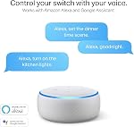 Kasa Smart Motion-Activated WiFi Interrupteur de variateur par TP-Link (KS220M) - Smart Détection des mouvements, WiFi Light Switch fonctionne avec Alexa et Google Assistant, Pas de Hub requis, Blanc