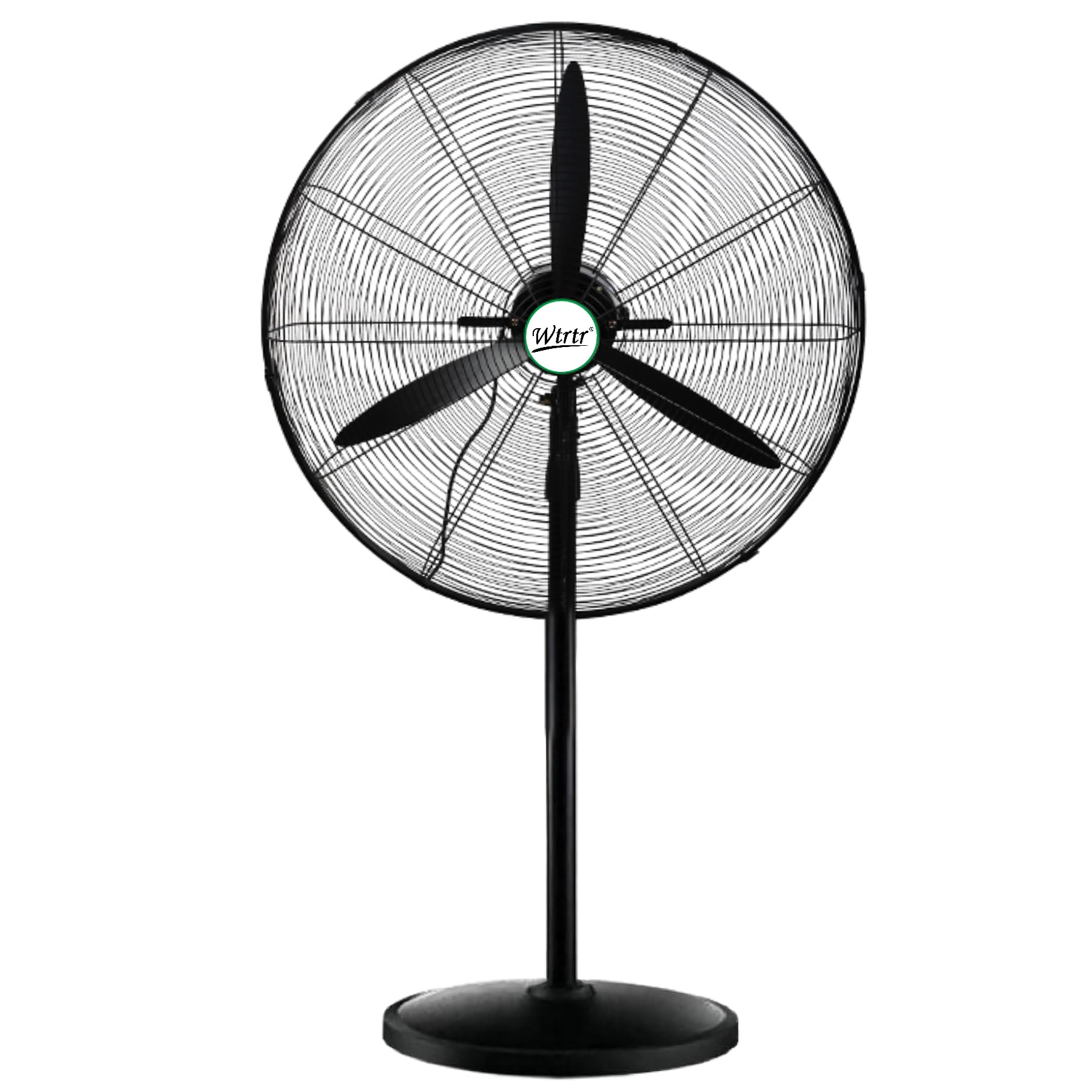 Wtrtr 30 Inch Industrial High Power Fan,260W,Oscillating Exhaust Fan,Aluminum Leaf,Mechanical Floor Fans (30 Inch)