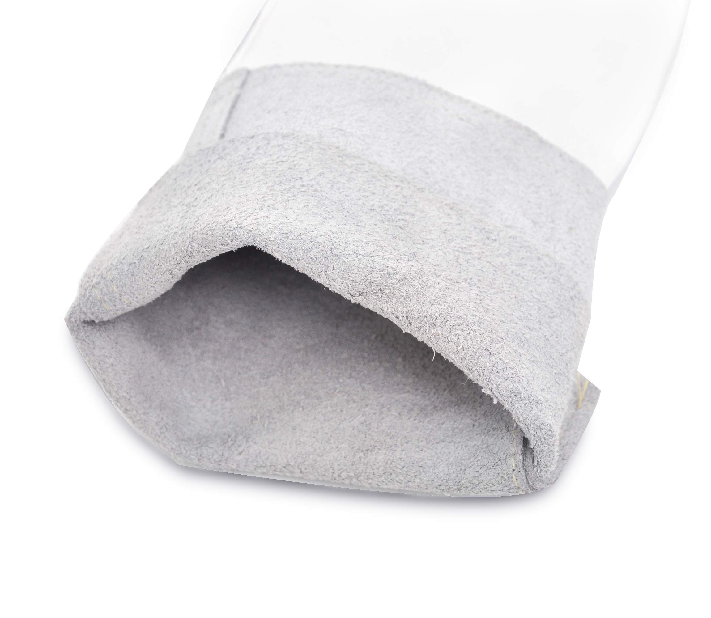 ABTW 1 paire de gants de soudeur en cuir de chèvre de qualité supérieure avec manchette en cuir fendu avec dextérité améliorée, excellente prise en main | Convient pour le soudage TIG/MIG/jardinage