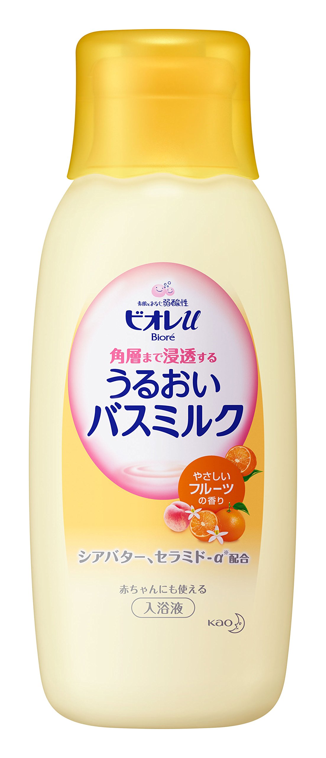 Amazon | ビオレu 角層まで浸透 バスミルク フルーツ 本体 600ml 