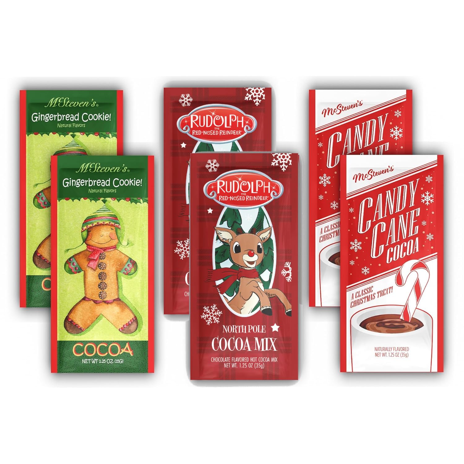Candy Cane, Gingerbread and Rudo