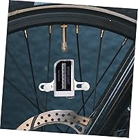 Vista 3 de Luz LED para rueda de bicicleta, tapa de válvula de rueda de fuego de doble cara, decoración de radios de bicicleta, luz de alambre multicolor