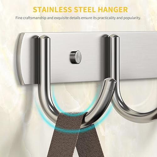 Miniatura 3 de VILLCASE Ganchos para toallas, ganchos para ropa, ganchos de pared resistentes para colgar en la pared, para sombreros, ganchos de entrada vintage