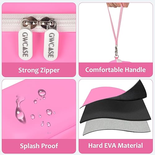 Miniatura 3 de GWCASE Funda para lentes de contacto diario para más de 30 lentes desechables diarios, organizador portátil de almacenamiento de lentes de contacto