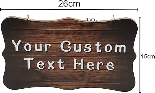 Miniatura 4 de Clobeau Letrero de puerta con nombre personalizado, letreros de madera personalizados para dormitorio, decoración para colgar en la puerta, letrero