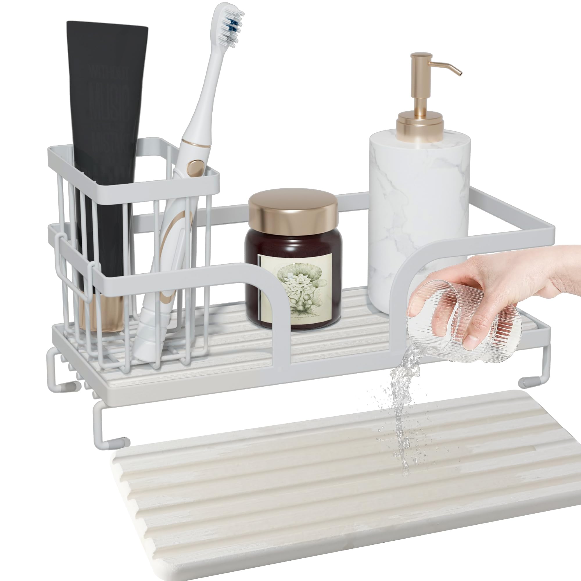 Sponge Holder for Sink - Dry & Organize -11