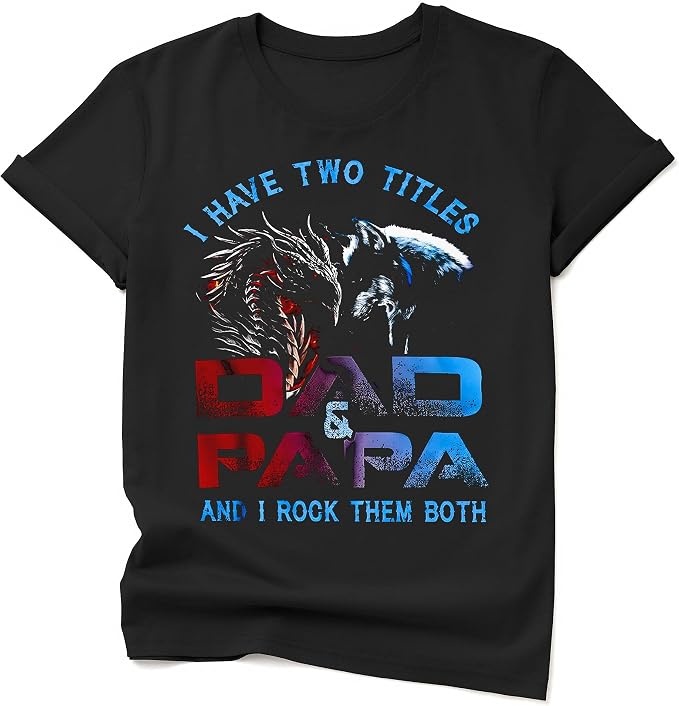 wolf dad shirt