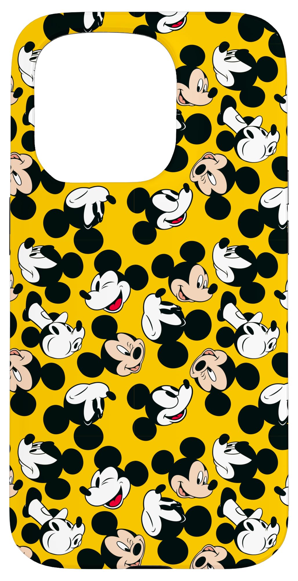 Custodia per iPhone 15 Pro Disney Topolino Giallo