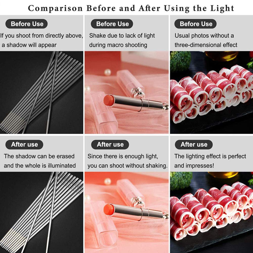 Anello Luminoso a LED con Supporto per Treppiede con 3 Modalità di Illuminazione Dimmerabili e Telecomando Bluetooth per Tablet e Smartphone YouTube/Fotografia/Live Streaming (19.68in)