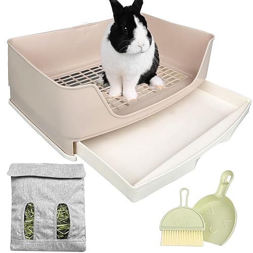 Large Rabbit Litter Box Bunny Litter Box, Potty Training for