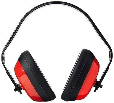 El Portwest Protector Auditivo Classic en color rojo, modelo PW40RER, es una orejera compacta y ligera, ajustable para mayor comodidad. Cumple con normas de seguridad internacionales.