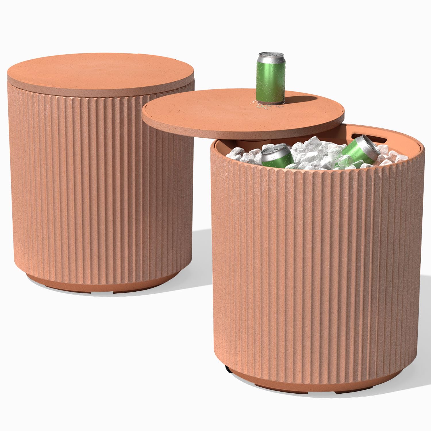 Veradek Cooler Side Table - Outdoor Cooler Table and Ice Chest