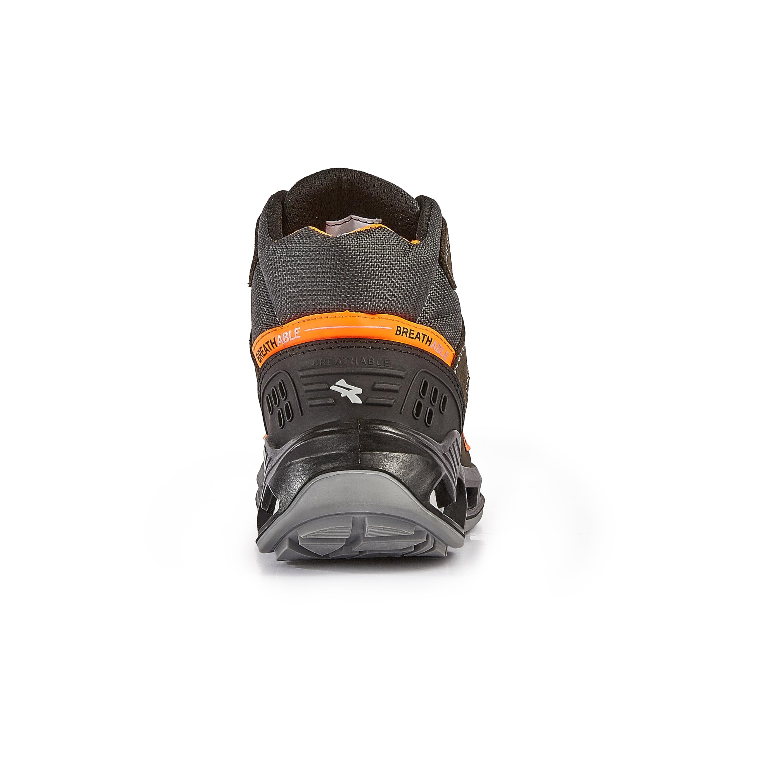 U-Power - Baskets de sécurité hautes avec renfort anti-shock JORDAN - Usage général - ESD S3 CI SRC 42 Gris / Orange