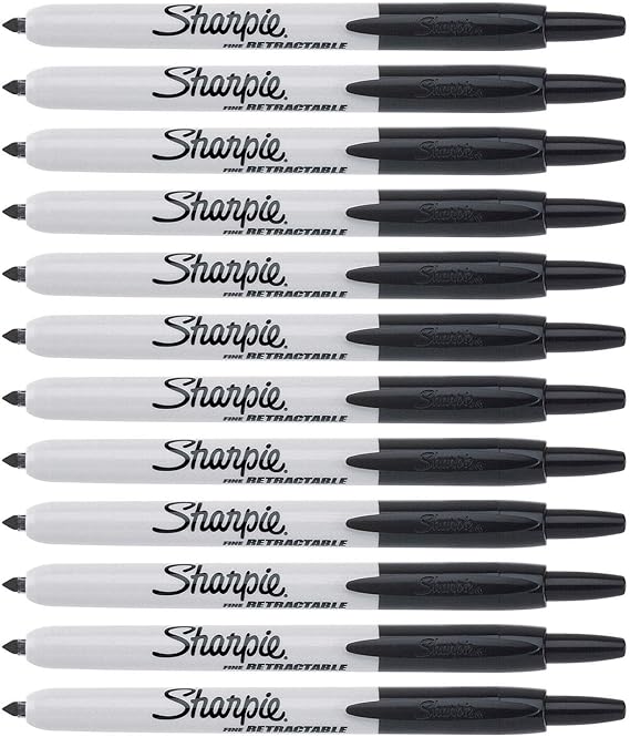 Sanford Brands Permanent Marker, Retractable, Fine Point