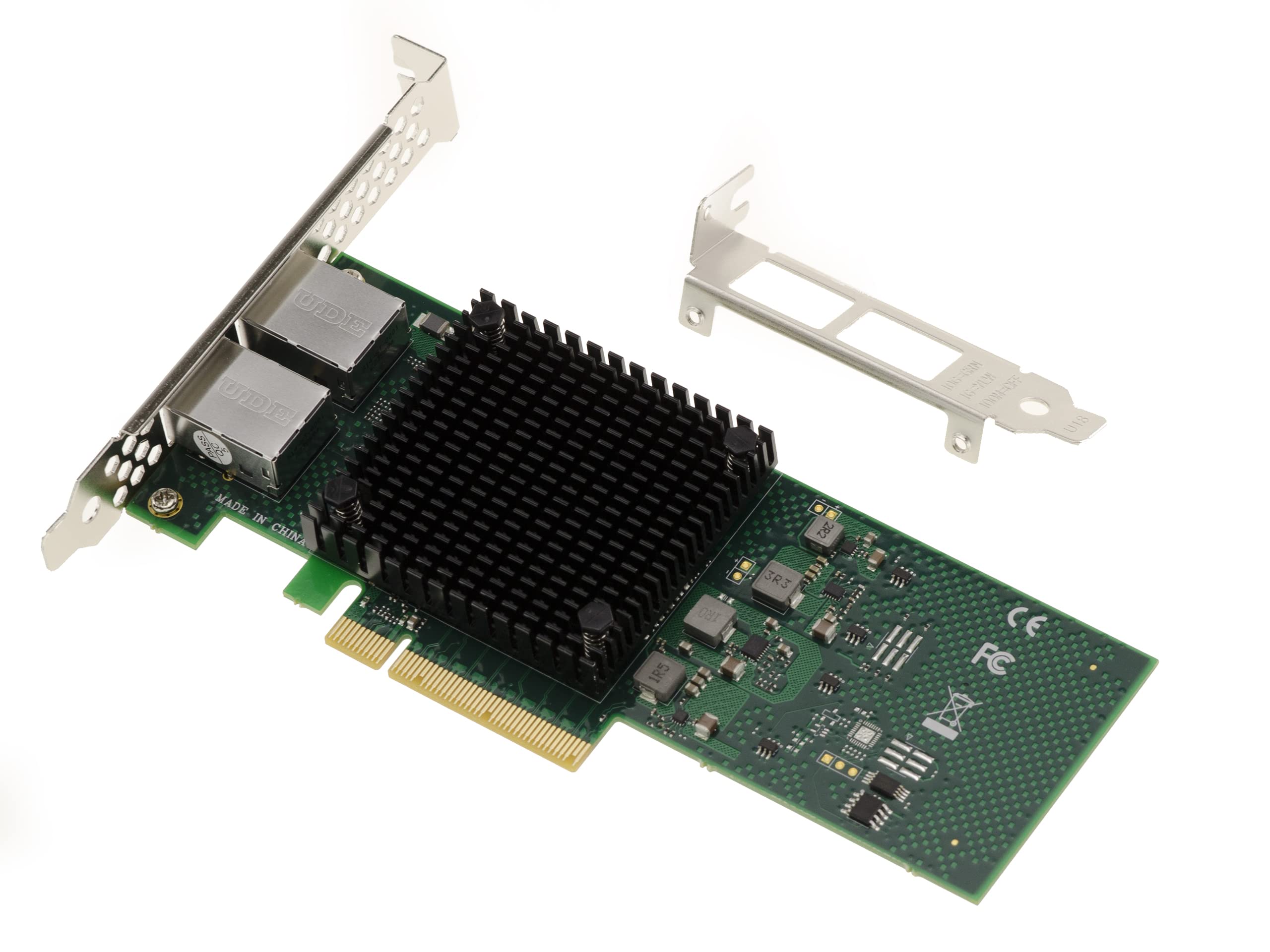 KALEA-INFORMATIQUE Carte PC et Serveur PCIe 3.0 x8 Dual ethernet RJ45 10G 5G 2.5G 1G 2 Ports avec Chipset Intel X710-T2