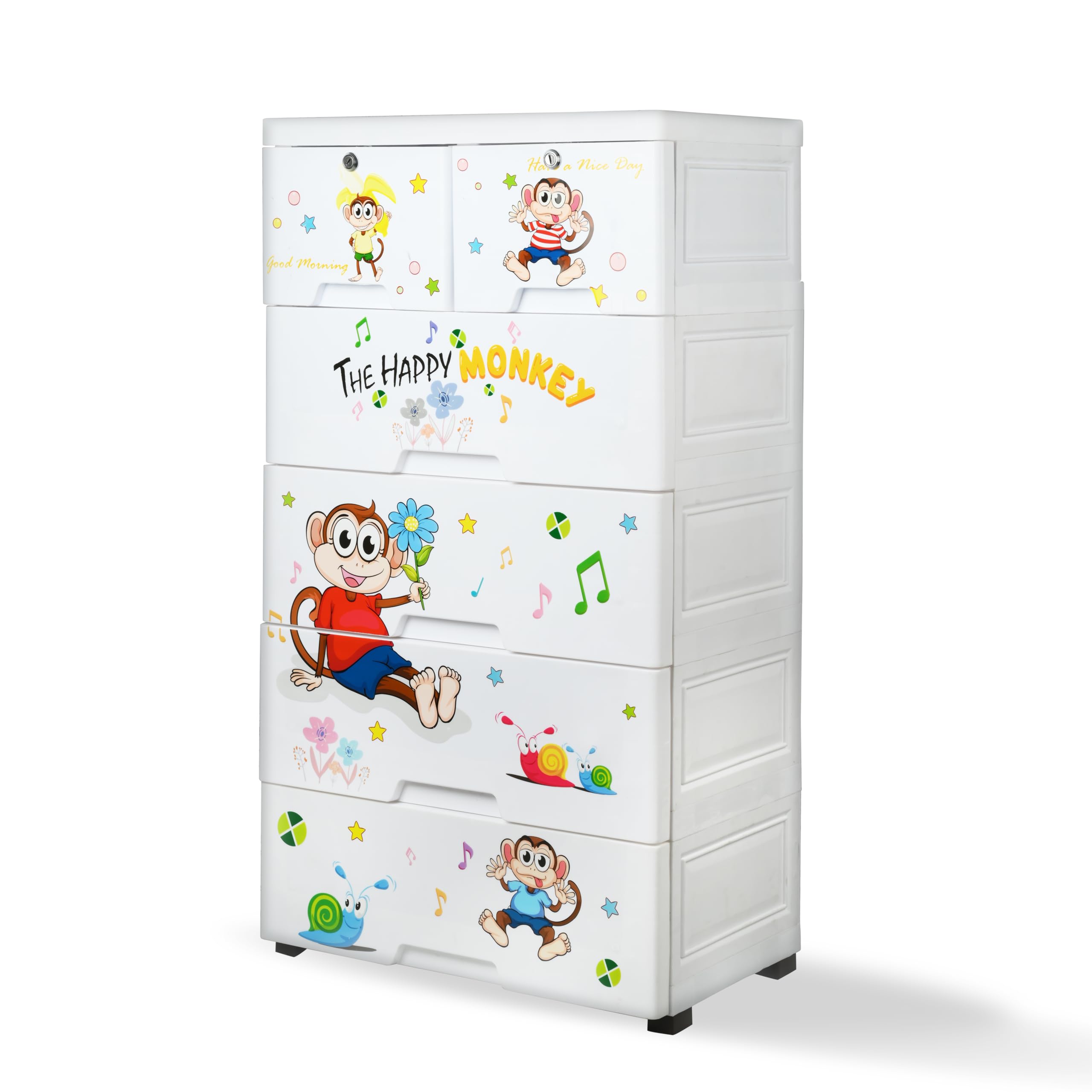 Rasvesh Plastic Drawers Dresser,Storage Cabinet with 6 Drawers,Closet Drawers Tall Dresser Organizer for Clothes,Playroom,Bedroom Furniture, Glossy, White-image-22