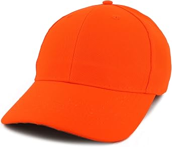 Armycrew Lightweight High Visibility Neon Color Safety Baseball Cap