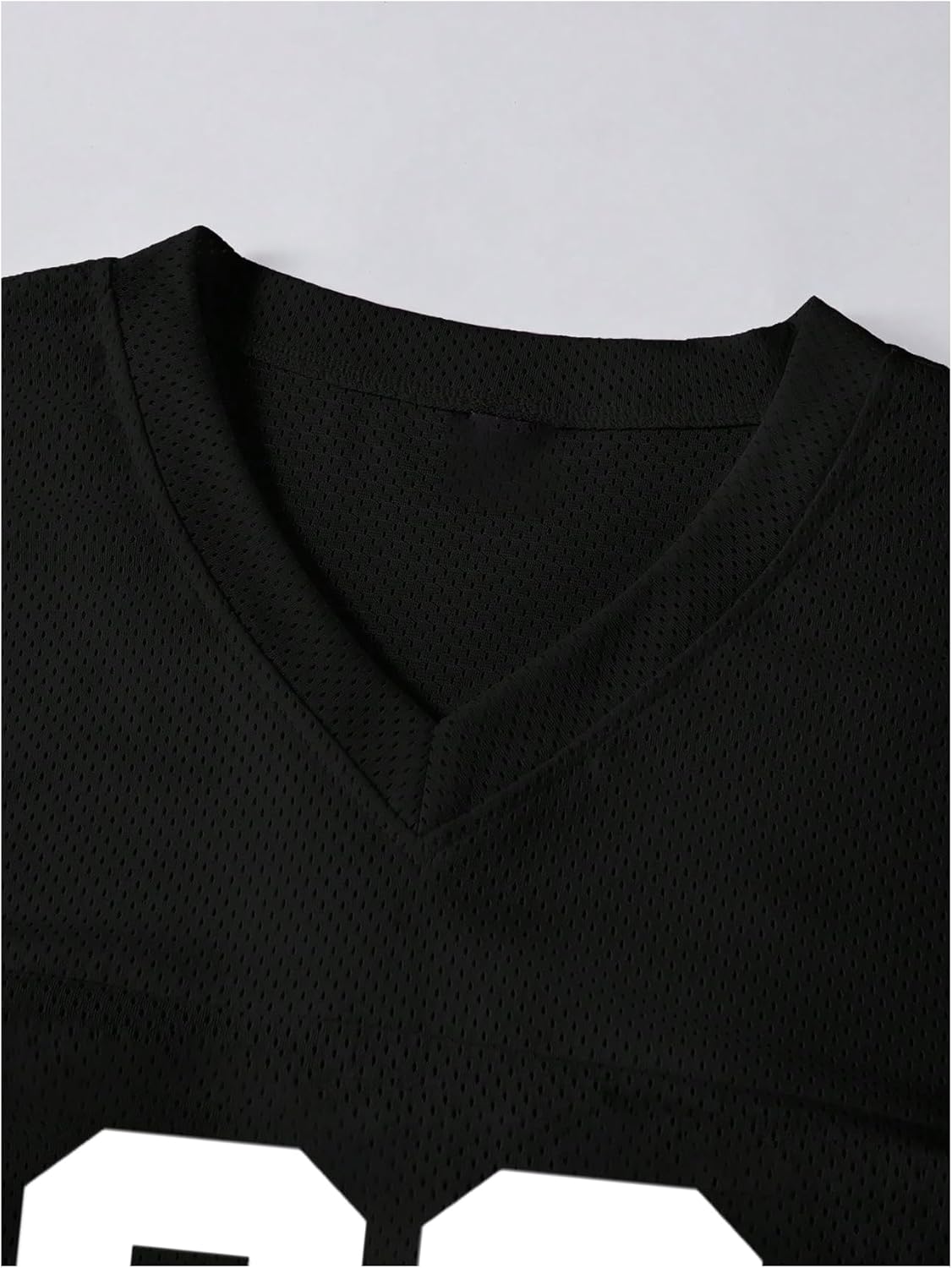 SOLY HUX Women's Y2k Jersey Tee Number Print V Neck Short Sleeve Oversized Graphic Tshirts Preppy Clothes - Image 4