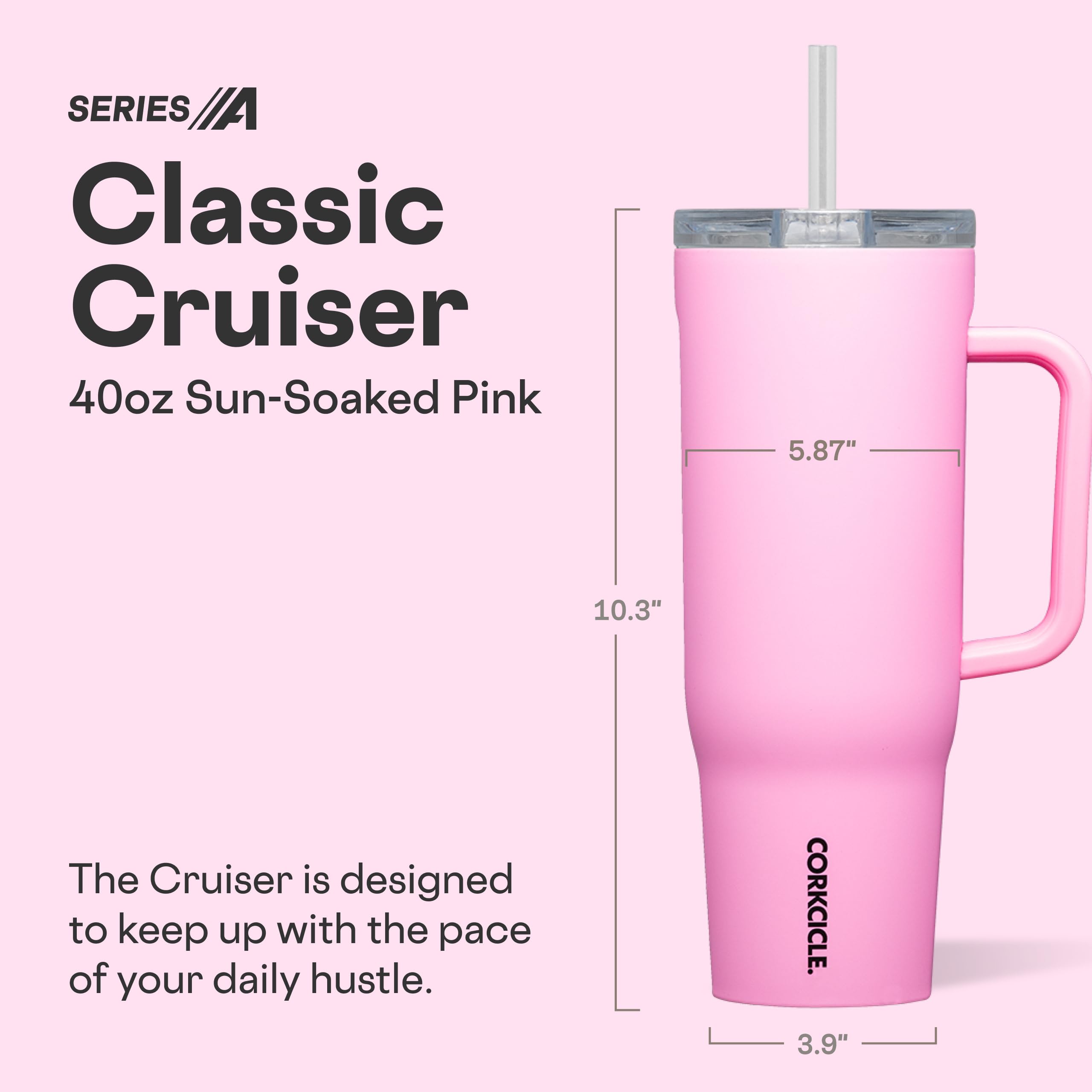 Amazon.com: Corkcicle Cruiser Insulated Tumbler - Keeps Drinks