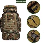 80L Hiking and Camping Backpack, Outdoor Hunting and Climbing Backpack, Water Resistant Backpack, Tactical Backpack for Men and Women