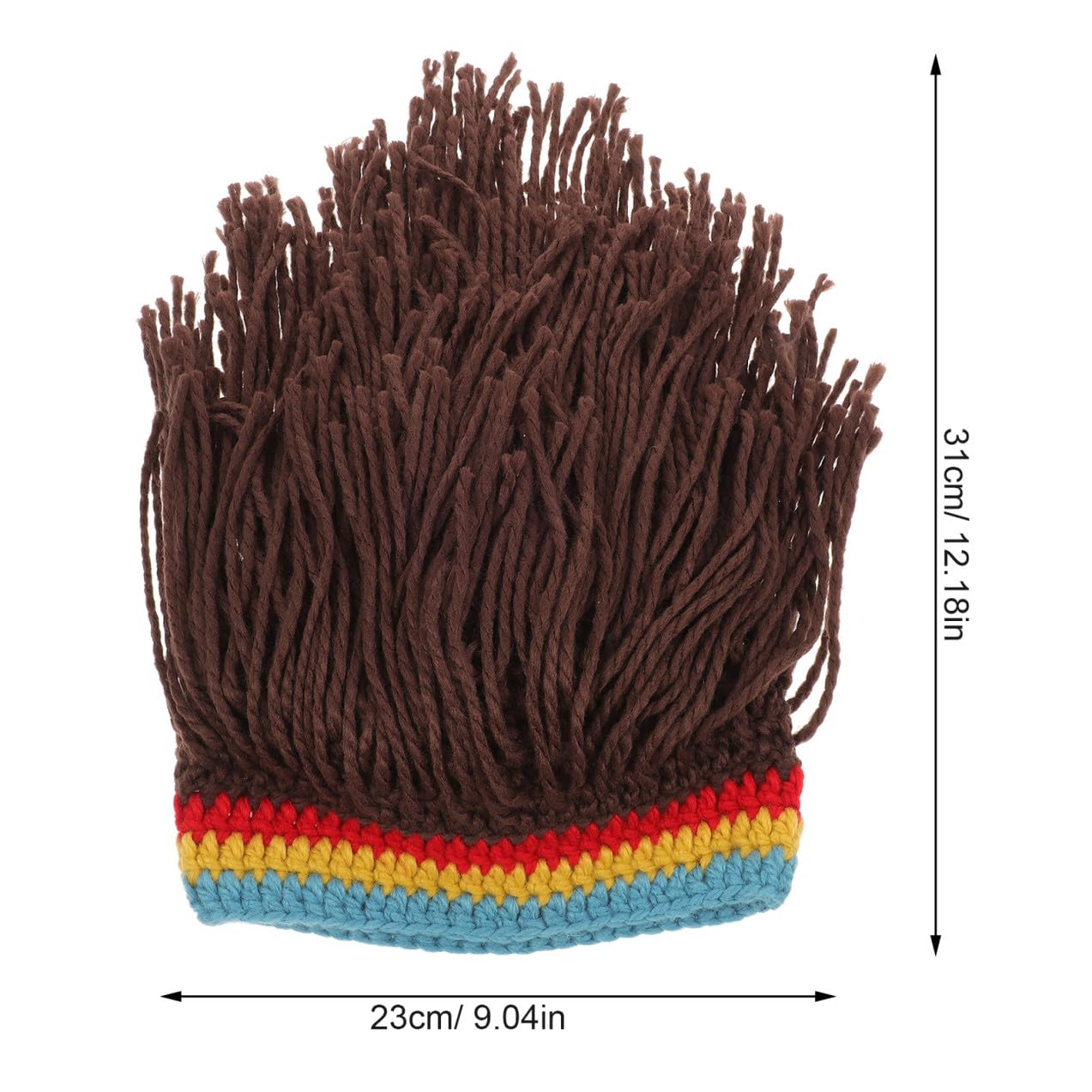 SHERCHPRY 3stücke Weird Wig Hat Lustige Strickmütze Mit Reggae-frisur Handgefertigt Warm Und Einfarbig Für Partys Und Besondere Anlässe Unisex Für Männer Und Frauen