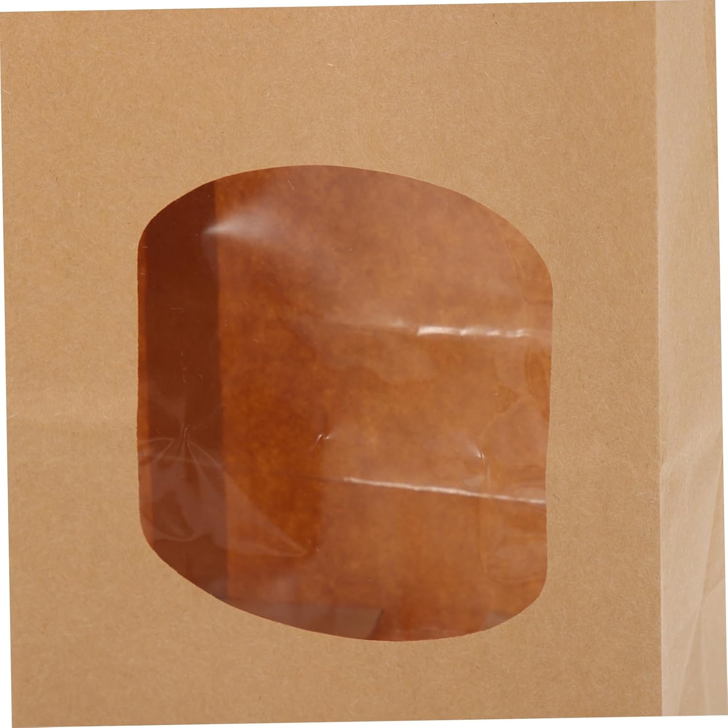 100pcs Biscuit Bag Kraft Paper Packaging Party Treat Bags Snack Baggies for Cookies