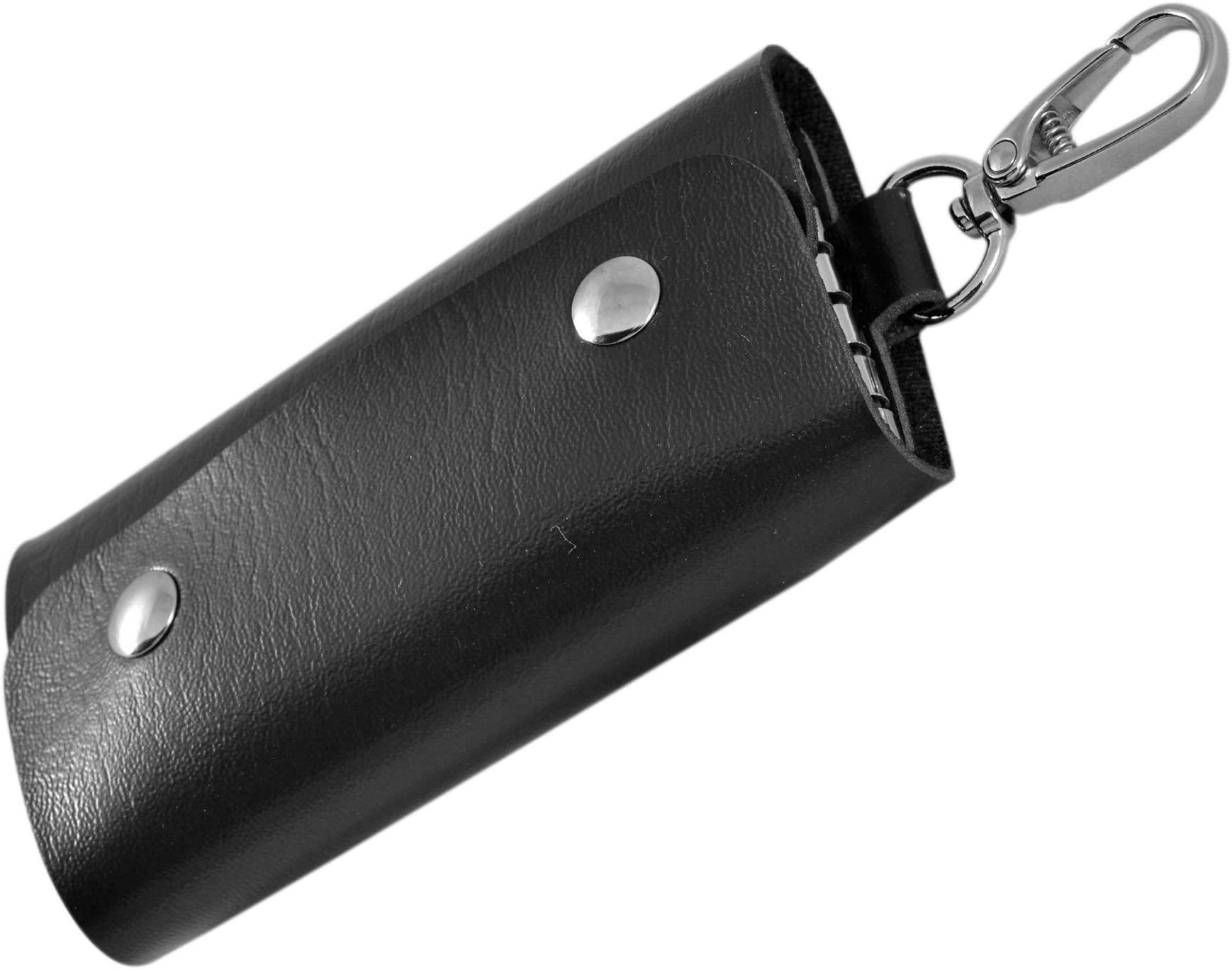 Leather 6 Key Hooks Unisex Keychain Wallet