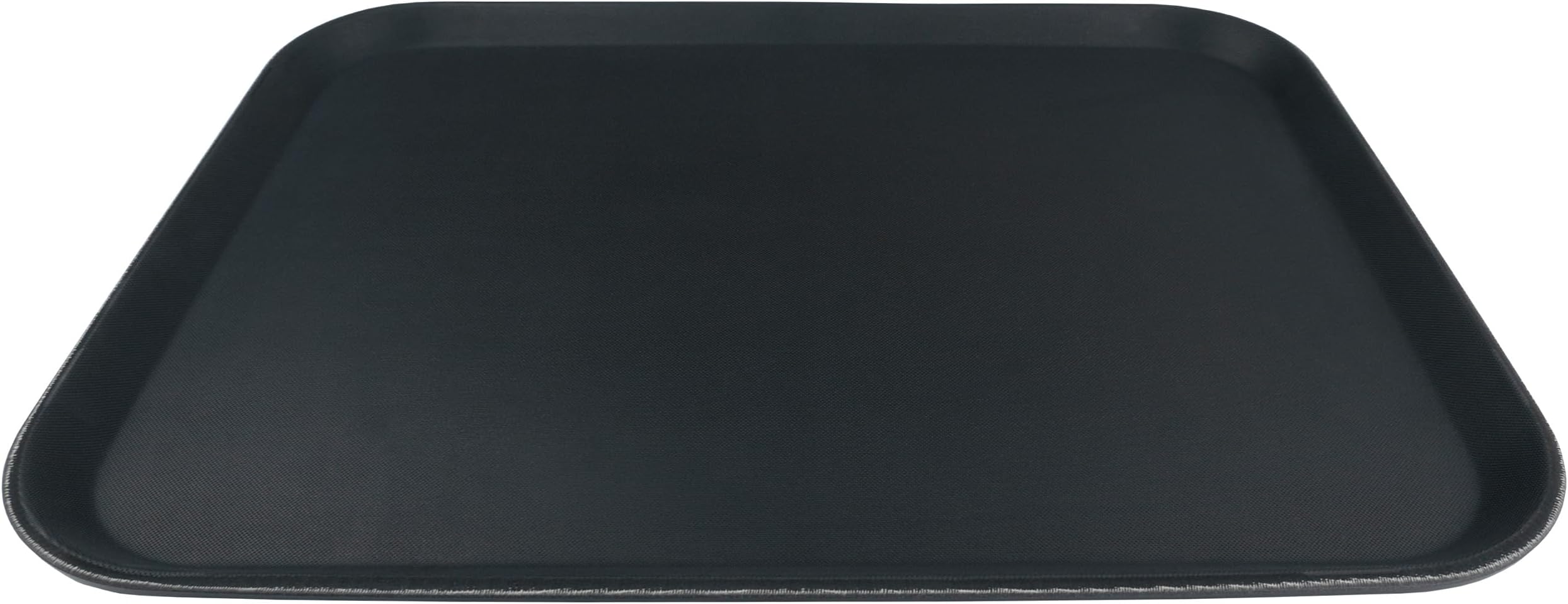 Grunwerg Non-Slip Rectangular Food Tray with High Grip Rubber Surface, 50 x 37cm, Pack of 1