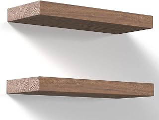 OGNIJA-Floating-Wall-Mounted-17-Inch-Thick-Handmade-Set-of-Dark-Brown-Wooden-She