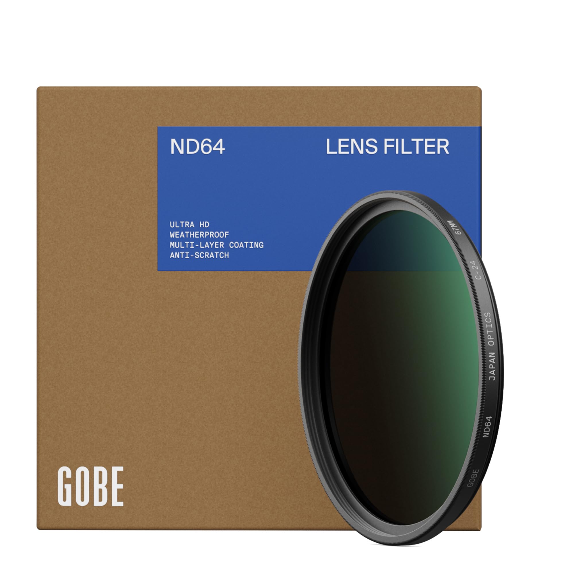 Gobe 72mm ND64 (6 Stop) ND Lens Filter