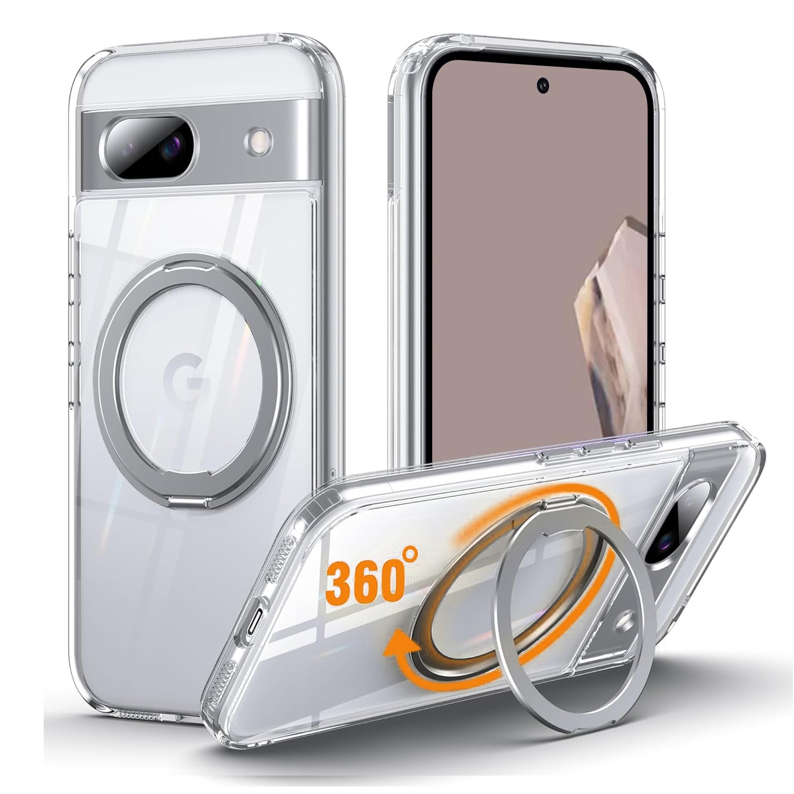 Google Pixel 8a 白 MagSfeケース(おまけ) Amazon.co.jp: Google Pixel 8a ケース Magsafe対応 ワイヤレス