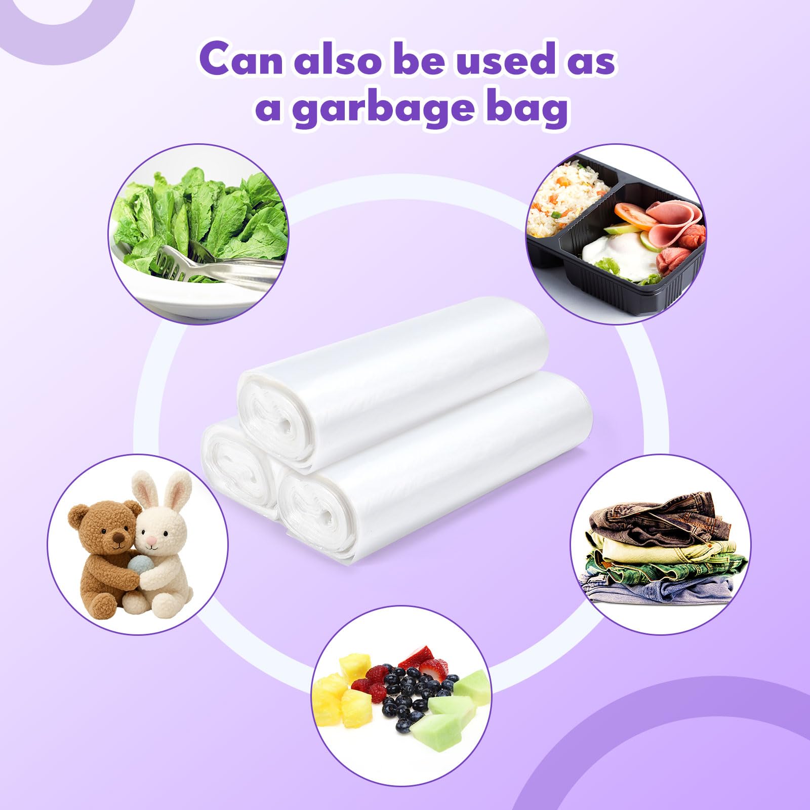 600 Pcs/ 2 Roll Sanitary Napkin Receptacle Liner, Sanitary Napkin Disposal Bags Feminine Hygiene Disposal Bags Women Personal Supplies for Tampon Bathroom, 11.81 x 15.63 Inch