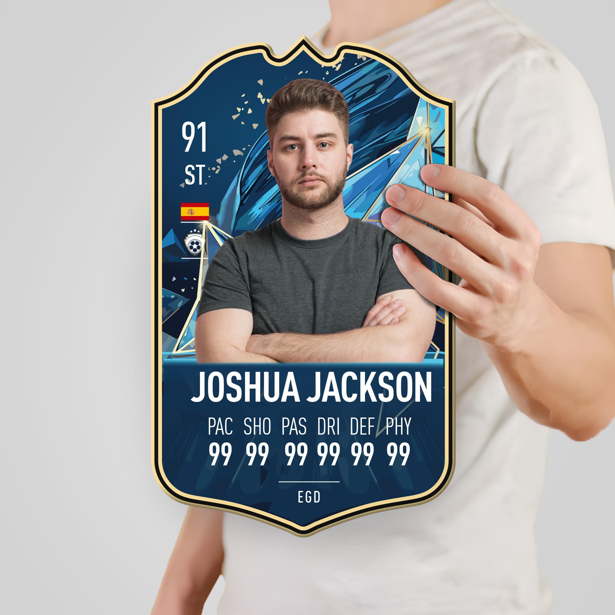 Personalized Plaque | Ultimate Team Card Famous Video Games | Decorations for Bedroom | Party Decorations | Gifts for Boys| Multiple Size & Shapes