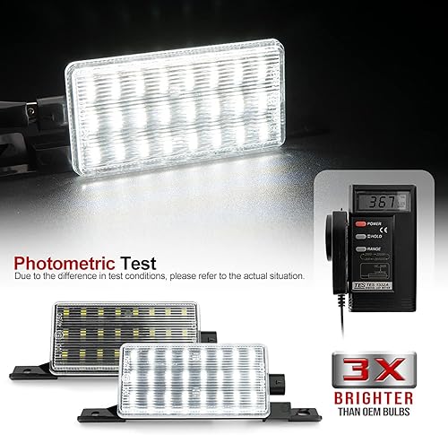 Miniatura 4 de NSLUMO Luces LED para caja de camioneta compatibles con camioneta Chevy Silverado GMC Sierra 1500 2500HD 3500HD 2014-2019, 6000K 24-SMD Kit de luces