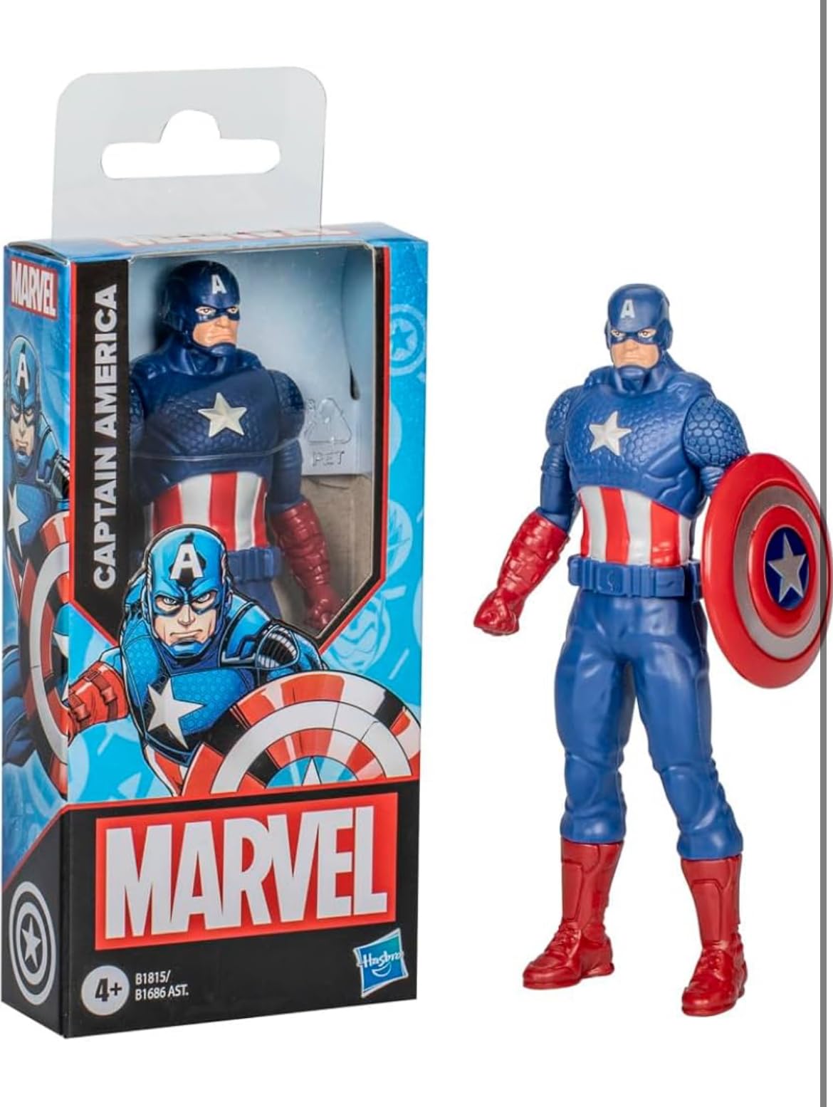 Lai Lai Marvel Avengers Captain America Action Figure, 6-Inch, Super Hero Toy for Kids Ages 4 and Above (B0DH3ZQXZT) Amazon Price History, Amazon Price Tracker