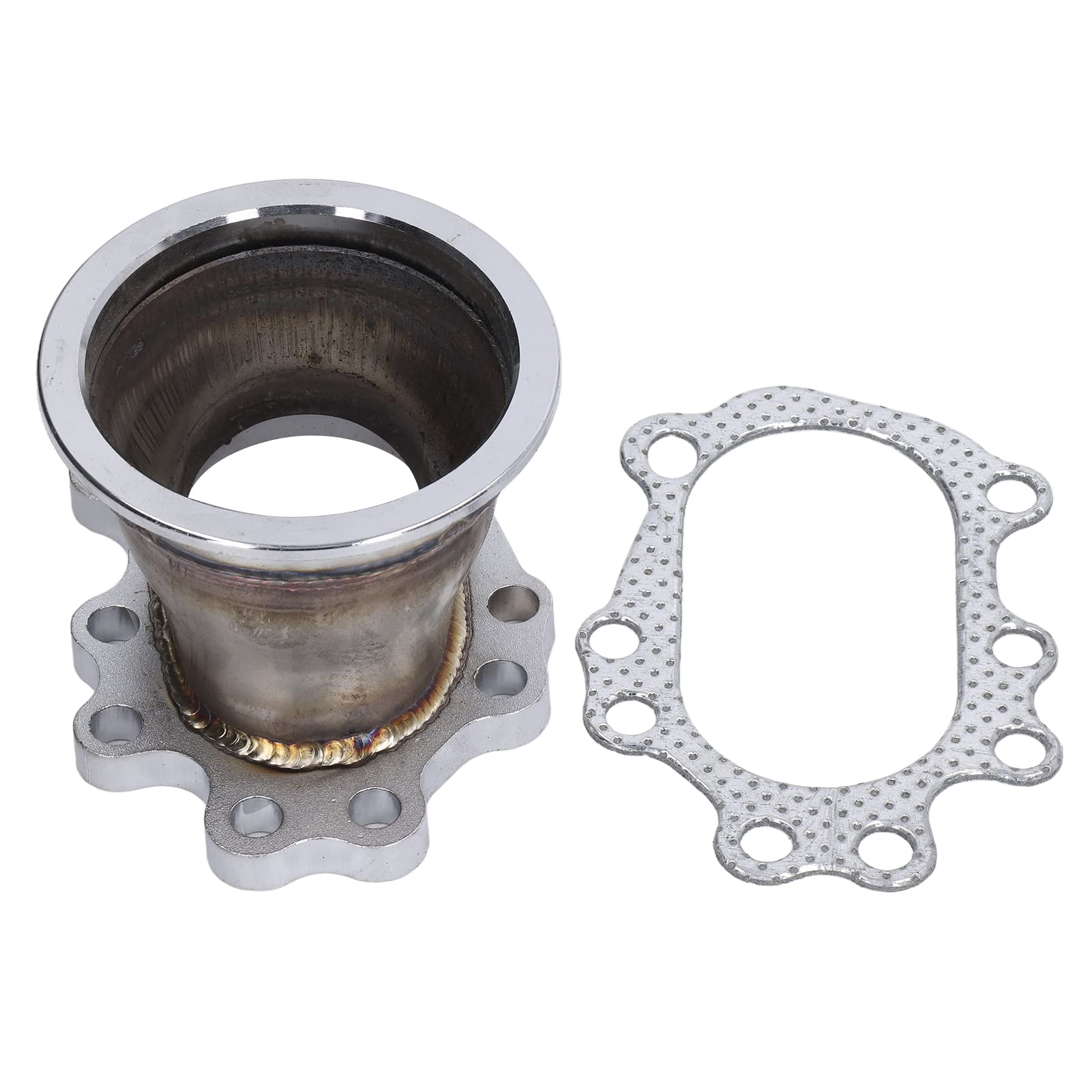 Adattatore per banda V da 3 pollici, adattatore per flangia di scarico Turbo Downpipe Kit flangia di ricambio Adattatore Universale per T25 T28 GT25 GT28