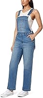 WallFlower Women's Denim Overalls Juniors - Comfy 90s Vintage Baggy Jean Overalls Petite to Plus Sizes