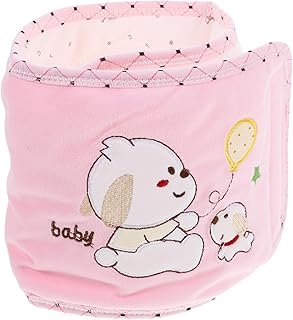 LALAFINA Itens Coisas Babadores Recém-Nascidos Para Menino Cinto De Umbigo Impresso Cintos De Veludo Cinto De Cordão Conveniente Cintos De Barriga Faixas De Barriga Alça Protetora Portátil