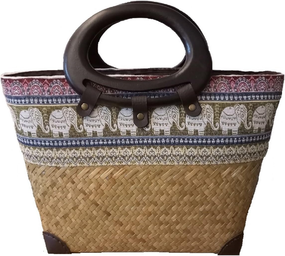 Seagrass Handbag, 100% of handmade from Thailand