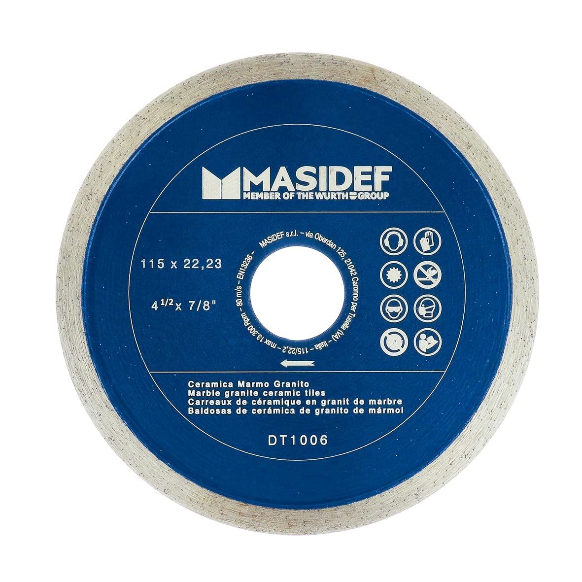 Disque diamant pour céramique Ø 115 mm pour poser votre carrelage de douche
