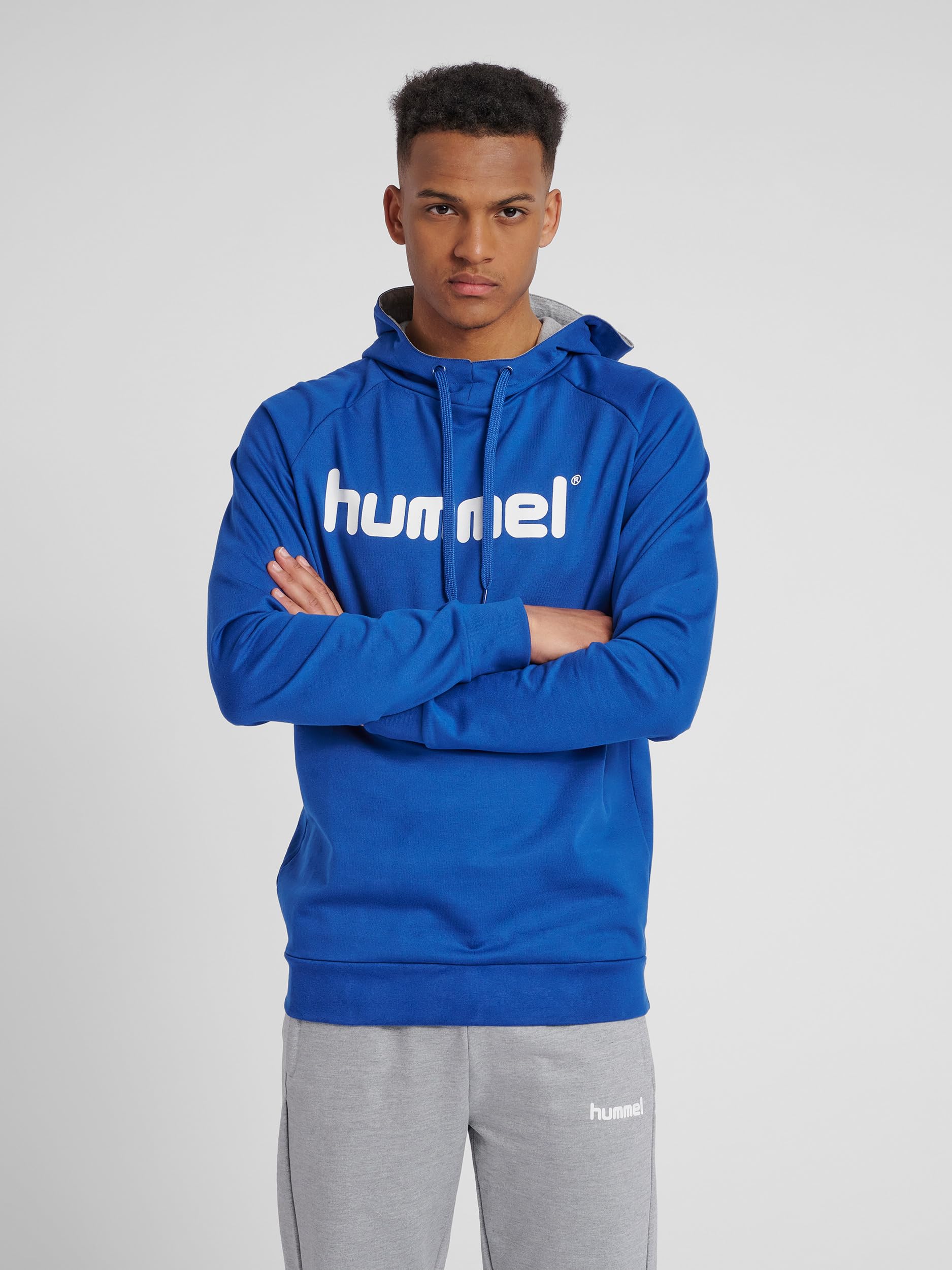 hummel Bluza z kapturem Mężczyźni Hmlgo Cotton Logo Hoodie