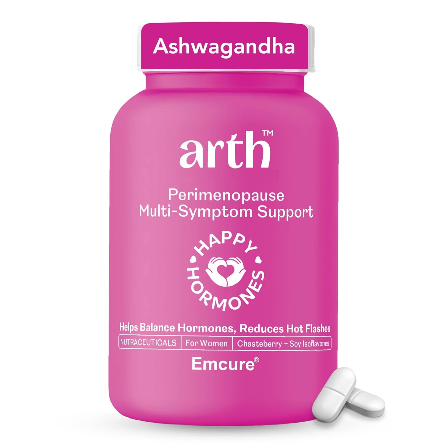 Arth perimenopause support | To help women with hormonal balance with hot brightness, mood, night sweat and ashwagandha, chastberry and soy isoflavones. 30 veg capsules Arth perimenopause support | To help women with hormonal balance with hot brightness, mood, night sweat and ashwagandha, chastberry and soy isoflavones. 30 veg capsules