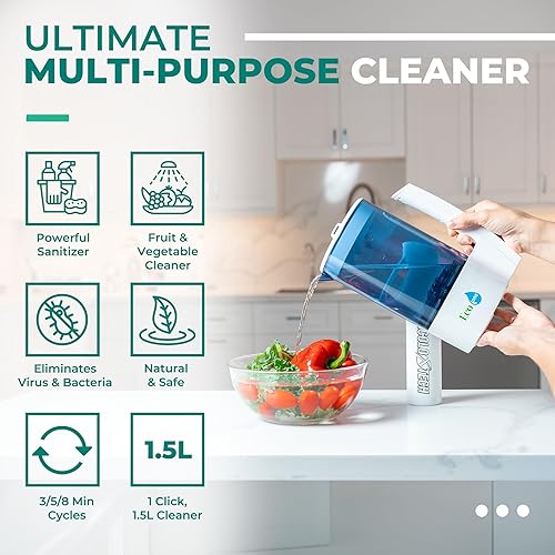 Miniatura 5 de Ecoloxtech Eco One Sistema de agua electrolizada - Generador portátil de ácido hipocloroso - Neblina hipoclorosa HOCL - Generador de hipoclorito de