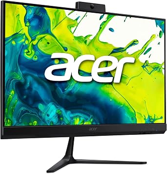 Acer Aspire C24 AIO Desktop | 23.8 Full HD IPS 120Hz Display | Intel Core i3-1305U | Intel UHD Graphics | 8GB DDR4 | 512GB PCIe SSD | Wi-Fi 6 | USB Keyboard & Mouse | C24-2YE13U3UNL-UR11