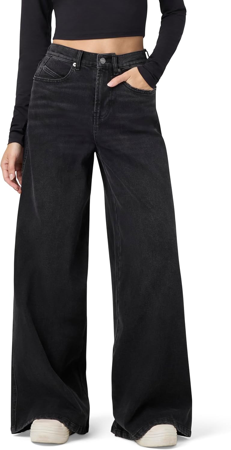 Florence by Mills Womens Total Softie Denim Wide Leg Jeans - Image 2
