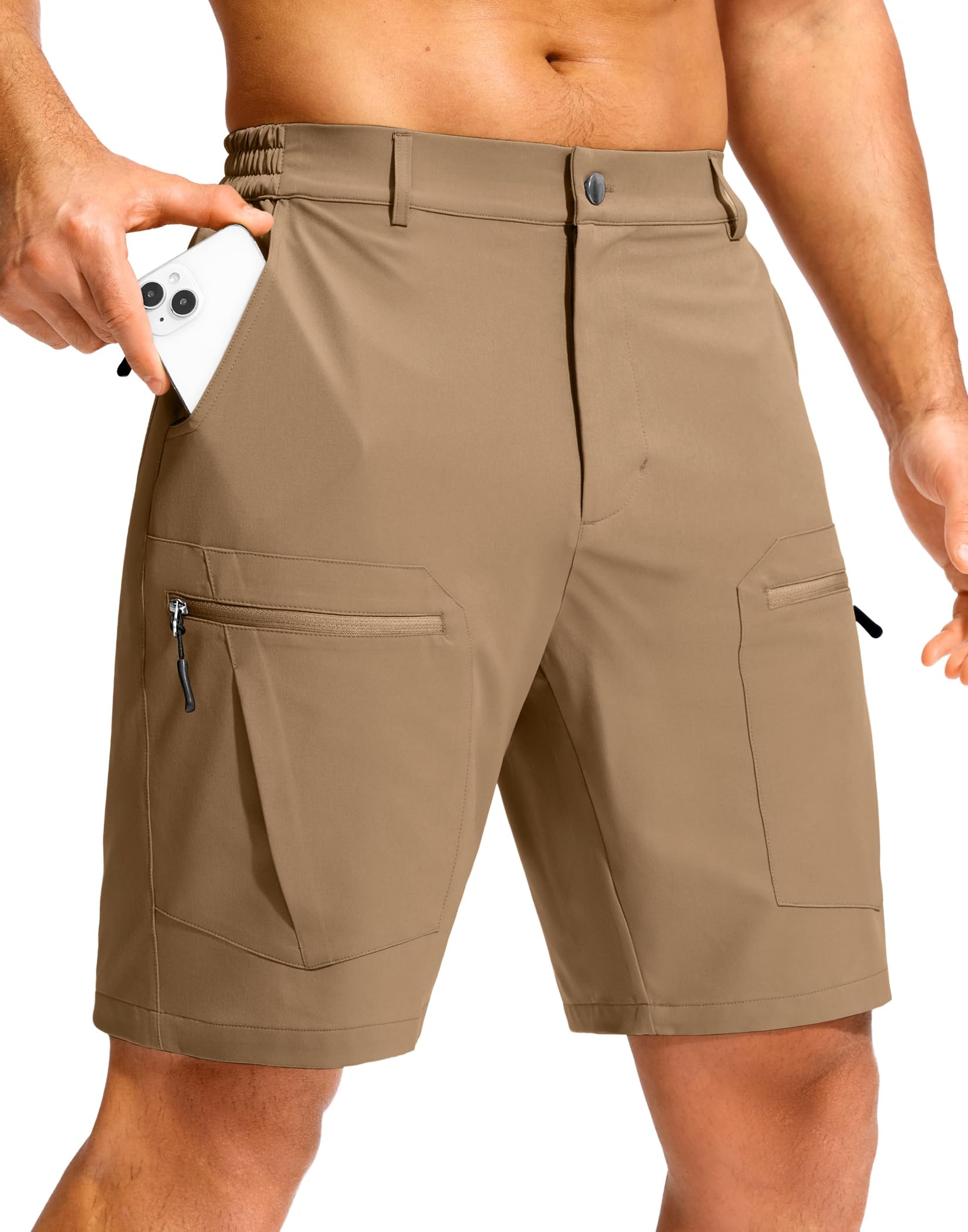 G Gradual Mens Hiking Cargo Shorts Lightweight Outdoor Short with 5 Pockets